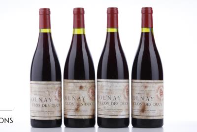 VOLNAY CLOS DES DUCS 1990 - Marquis d'Angerville - 4 Bottles