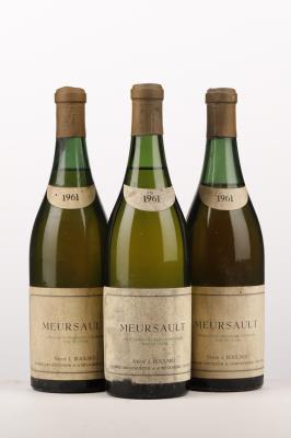 MEURSAULT 1961 - Veuve J Boulard - 3 Bottles