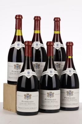 POMMARD CLOS DES EPENOTS 2001 - Chateau de Meursault - 6 Bottles - Oc 6