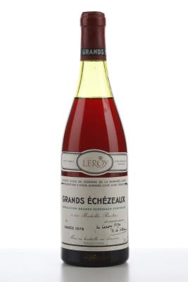 GRANDS ECHEZEAUX 1979 - Domaine de la Romanee Conti - 1 Bottle