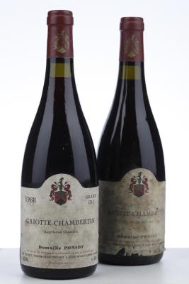 GRIOTTE CHAMBERTIN 1988 - Ponsot - 2 Bottles