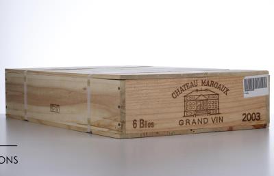 CHATEAU MARGAUX 2003 - 6 Bottles in Owc 6