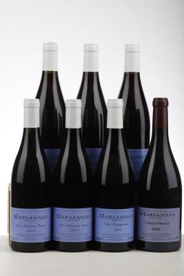 MARSANNAY ANCESTRALE 1*2005 + LES LONGEROIES 2*2014 + CLOS DU ROY 2*2014 +  LES GRASSES TETES 2*2015  - Sylvain Pataille - 7 Bottles