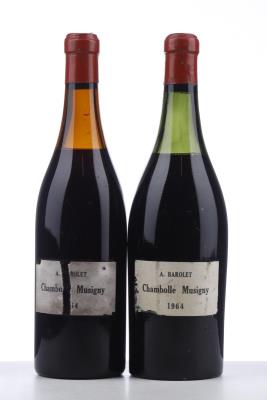 CHAMBOLLE MUSIGNY 1964 - Arthur Barolet - 2 Bottles