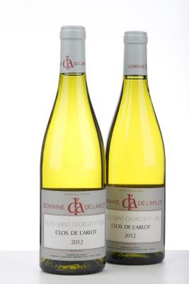 NUITS ST GEORGES BLANC CLOS DE L'ARLOT 2012 - Domaine de L'Arlot - 2 Bottles