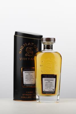 AUCHENTOSHAN 24 Y SINGLE MALT 1992 - Signatory - 53,2 ABV - Distilled in 1992 - Bottled in 2016 - Cask no: 530 - Bottle no: 220 of 226 - 1 Bottle - Tube