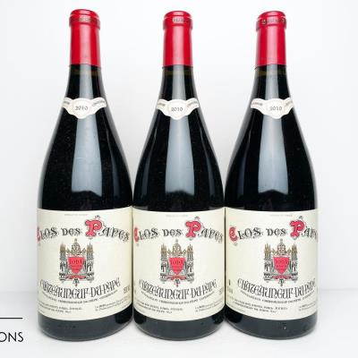 CHATEAUNEUF DU PAPE 2010 - Clos des Papes - 3 Magnums