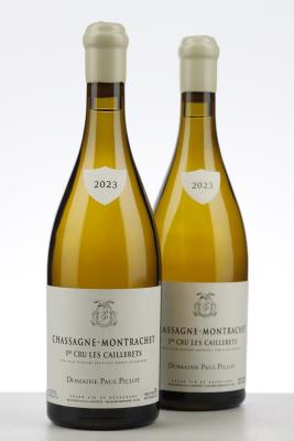 CHASSAGNE MONTRACHET BLANC LES CAILLERETS 2023 - Paul Pillot - 2 Bottles