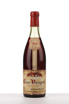 CLOS VOUGEOT 1969 - Cathiard Molinier - 1 Bottle