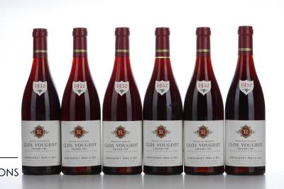 CLOS VOUGEOT Remoissenet Pere et Fils 1952 - 6 Bottles