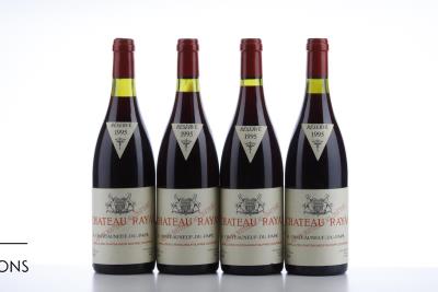 CHATEAUNEUF DU PAPE RAYAS 1995 - Reynaud - 4 Bottles