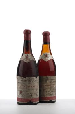 VOSNE ROMANEE 1964 - Joseph Drouhin - Grafe Lecocq - 2 Bottles