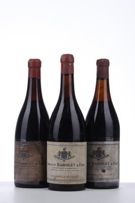CHAMBOLLE MUSIGNY 1964 - Arthur Barolet - 3 Bottles
