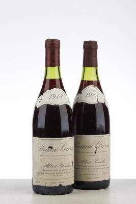 BEAUNE GREVES 1978 - Albert Ponnelle - 2 Bottles