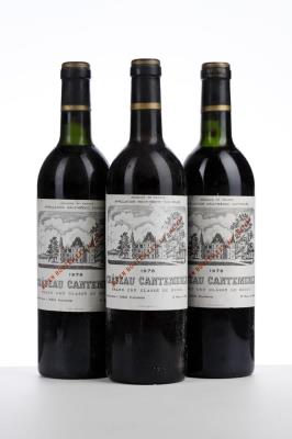 CANTEMERLE 1978  - 3 Bottles