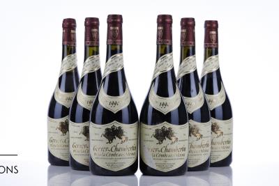 GEVREY CHAMBERTIN LA COMBE AUX MOINES 1990 - Philippe Leclerc - 6 Bottles