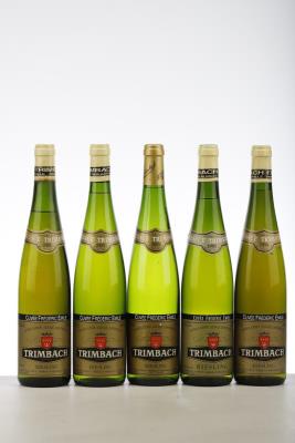 RIESLING CUVEE FREDERIC EMILE 1*1995 + 1*1998 + 1*2001 + 1*2003 + 1*2005 MIXES - Trimbach - 5 Bottles