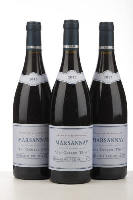 MARSANNAY LES GRASSES TETES 2012 - Bruno Clair - 3 Bottles