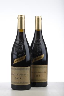 GEVREY CHAMBERTIN LES EVOCELLES 2005 - Philippe Charlopin Parizot - 2 Bottles