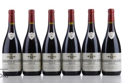 CHAMBERTIN CLOS DE BEZE Armand Rousseau 1996 - 6 Bottles