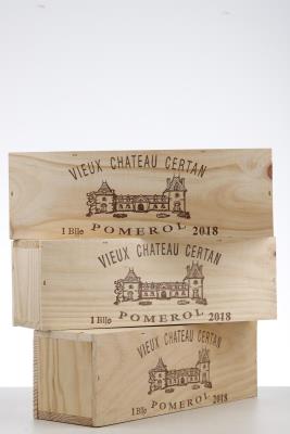 VIEUX CHATEAU CERTAN 2018 - Mc - 3 Bottles - Owc 1