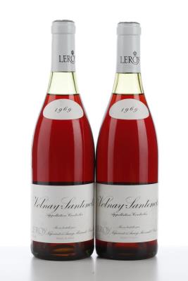 VOLNAY SANTENOTS 1969 - Leroy - 2 Bottles