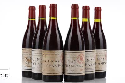 VOLNAY CHAMPANS 1990 - Marquis D'Angerville - 6 Bottles