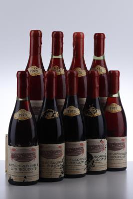 NUITS ST GEORGES LES BOUDOTS 1973 - Charles Noellat - 9 Bottles