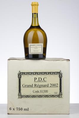 CHABLIS GRAND REGNARD 2002 - Domaine Regnard - 6 Bottles - Oc 6
