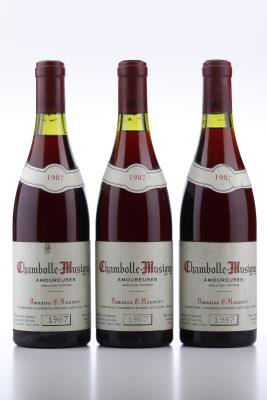 CHAMBOLLE MUSIGNY LES AMOUREUSES 1987 - Georges Roumier - 3 Bottles