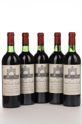 LEOVILLE LAS CASES 1975 - Mc - 5 Bottles