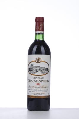 CHASSE SPLEEN 1981 - Mc - 1 Bottle