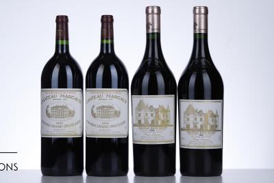 CAISSE DUCLOT CARRE D'AS 2000 MAGNUMS  - 2 Haut Brion + 2 Latour + 2 Margaux + 2 Petrus - Owc 8