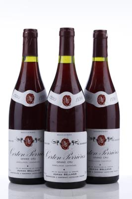 CORTON PERRIERES 1990 - Adrien Belland - 3 Bottles