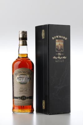 BOWMORE 25 Y  -  old bottling - Small Black Box - 1 Bottle - Oc 1