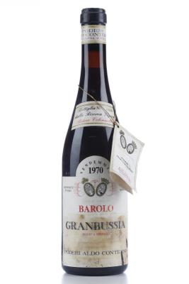 BAROLO RISERVA SPECIALE GRANBUSSIA VIGNA COLONNELLO 1970 - Aldo Conterno - 1 Bottle