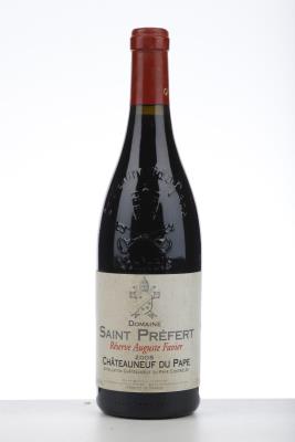 CHATEAUNEUF DU PAPE RESERVE AUGUSTE FAVIER 2005 - Domaine Saint Prefert - 1 Bottle