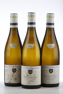 RULLY BLANC LE MEIX CADOT VIEILLES VIGNES 2012 - Dureuil Janthial - 3 Bottles
