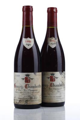 GEVREY CHAMBERTIN LES CHAMPEAUX 1996 - Denis Mortet - 2 Bottles