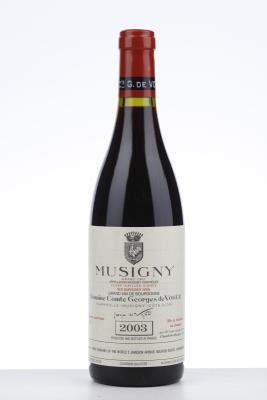 MUSIGNY VIEILLES VIGNES 2003 - Comte de Vogue - 1 Bottle