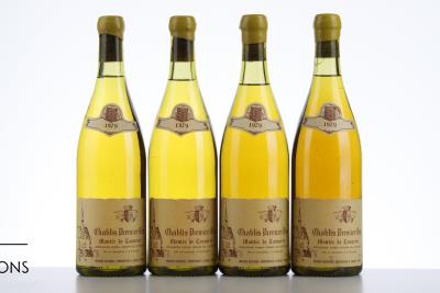 CHABLIS MONTEE DE TONNERRE 1979 - Raveneau - 4 Bottles