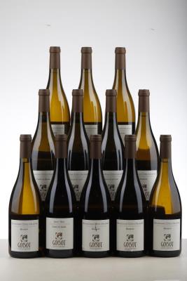 BOURGOGNE BLANC COTES D'AUXERRE BIAUMONT 6*2015 + GUEULES DE LOUP 3*2015 + CORPS DE GARDE 3*2015   - Guilhelm et Jean Hugues Goisot - 12 Bottles