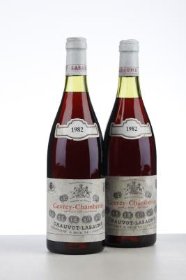 GEVREY CHAMBERTIN 1982 - Chauvot Labaume - 2 Bottles