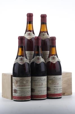 VOLNAY 1964 - Joseph Drouhin - Grafe Lecocq - 5 Bottles