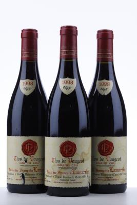 CLOS VOUGEOT 1998 - Lamarche - 3 Bottles