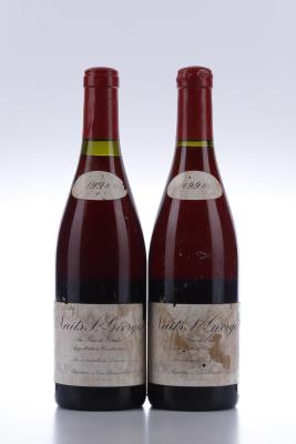 NUITS ST GEORGES AU BAS DE COMBE 1998 - Leroy - 2 Bottles
