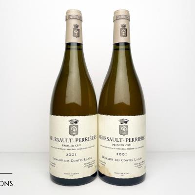 MEURSAULT PERRIERES 2001 - Comtes Lafon - 2 Bottles
