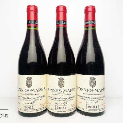 BONNES MARES 2001 - Comte de Vogue - 3 Bottles