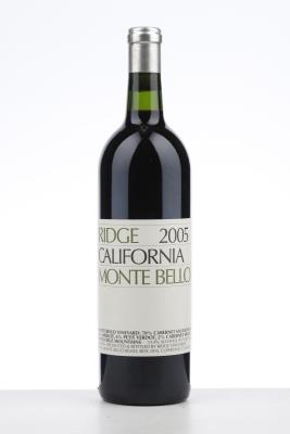 RIDGE MONTE BELLO 2005 - Ridge Vineyards - 1 Bottle