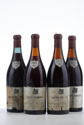 SAVIGNY LES BEAUNE LA DOMINODE 1959 - Chanson - MB - 4 Bottles